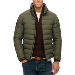 Superdry Fuji Emb Padded Ανδρικό Μπουφάν Χειμωνιάτικο Puffer Χακί M5011911A-8MI