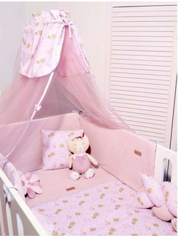 Baby Oliver Des 412 Σετ Κούνιας Pink 2τμχ