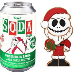 Funko Vinyl Soda The Nightmare Before Christmas Gingerbread Santa Jack Skellington