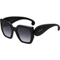Etro 0054S Γυναικεία Γυαλιά Ηλίου Τετράγωνα Κοκάλινα Μαύρα με Μαύρο Degradee Φακό