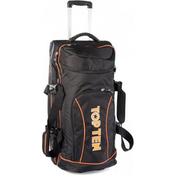 Top Ten Deluxe 8055 Βαλίτσα Μεγάλη 81x40x38cm με 2 Ρόδες Μαύρη