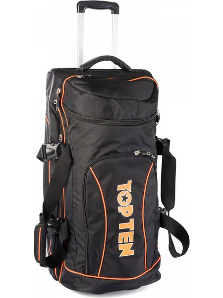 Top Ten Deluxe 8055 Βαλίτσα Μεγάλη 81x40x38cm με 2 Ρόδες Μαύρη