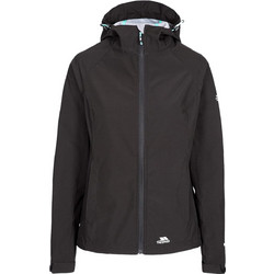 Trespass Tilbury Γυναικείο Μπουφάν Softshell Μακρύ Αδιάβροχο Μαύρο FAJKRATR0086-BLK