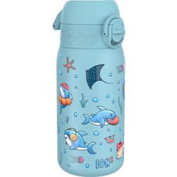 Ion8 Sharks Παιδικό Παγούρι Θερμός Ανοξείδωτο BPA Free Γαλάζιο 400ml