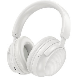Hoco W53 Tone Ασύρματα Bluetooth Ακουστικά Over Ear Λευκά