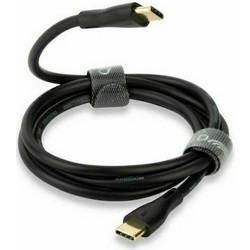QED USB-C to USB-C 0.15m Black QE8224