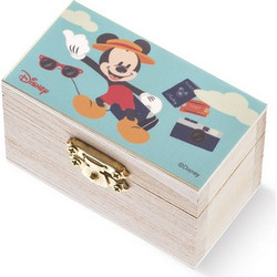 Parisis Μπομπονιέρα Βάπτισης Σεντούκι Mickey Mouse Travel από Ξύλο