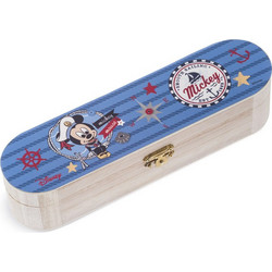 Parisis Μπομπονιέρα Βάπτισης Κασετίνα Mickey Mouse Ναυτικό από Ξύλο