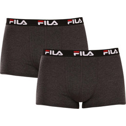Fila Ανδρικά Μποξεράκια Σετ 2Pack Ανθρακί FU5141-248
