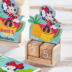 Parisis Μπομπονιέρα Βάπτισης Ημερολόγιο Minnie Mouse Tropical από Ξύλο