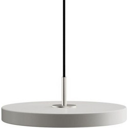 Umage Asteria Mini Κρεμαστό Φωτιστικό Οροφής Μονόφωτο LED με Θερμό Λευκό Φως Γκρι 2430C4174
