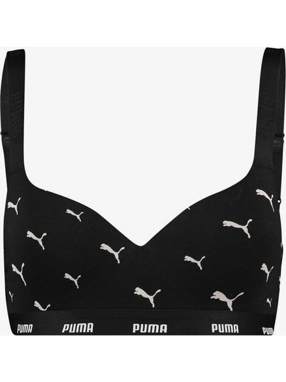 Puma Μπουστάκι με Ελαφριά Ενίσχυση χωρίς Μπανέλα Μαύρο 938184-01