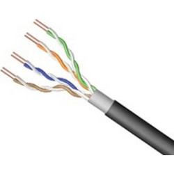 TOPELCOM U/UTP Cat.5e Καλώδιο Δικτύου Ethernet 1m Black 02.004.0065