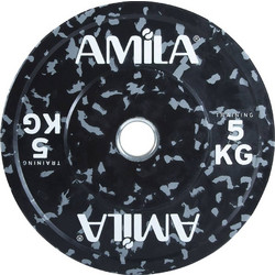 Amila Splash Δίσκος Ολυμπιακού Τύπου Bumper 5kg Φ50mm