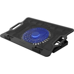 Natec Dipper 2 Cooling Pad Laptop έως 17.3" με 1 Ανεμιστήρα & Φωτισμό