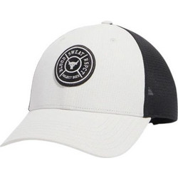 Under Armour Project Rock Ανδρικό Καπέλο Jockey με Δίχτυ Snapback Υφασμάτινο Λευκό Μαύρο 1369815-114