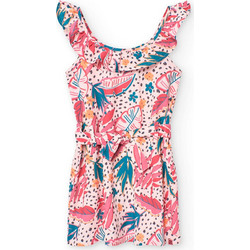 Boboli Παιδικό Φόρεμα Floral Φούξια Πετρόλ 421029-9607