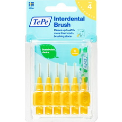 Tepe Original Μεσοδόντια Βουρτσάκια 0.7mm Κίτρινα 6τμχ