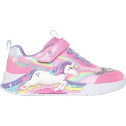 Skechers Unicorn Παιδικά Sneakers Ροζ Λιλά 302298L-PKMT