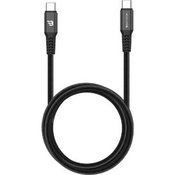 Baykron Braided USB-C to USB-C 1.2m Black BA-CTC-BLK12