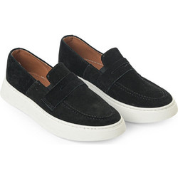 Northway Ανδρικά Μοκασίνια Loafers Καστόρινα Μαύρα 922