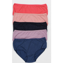 Donella Βαμβακερά Γυναικεία Slip Πολύχρωμα Multipack 25256