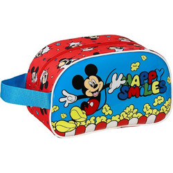 Safta Mickey Mouse Happy Smiles 812214248 Παιδικό Νεσεσέρ Ταξιδίου 28x10x18cm Μπλε