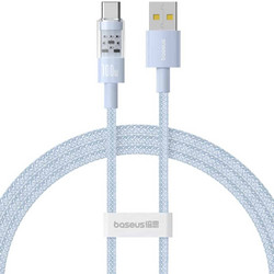 Baseus Braided USB-A to USB-C 100W 2m Blue P10373002311-01