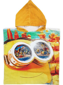 Minions Παιδικό Πόντσο Θαλάσσης Πορτοκαλί 50x50cm 7020075