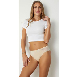 Norddiva Rosa Γυναικείο Brazil με Δαντέλα Μπεζ NRD15101