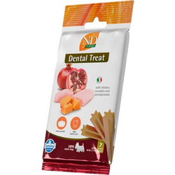 Farmina N&D Pumpkin Dental Treat Adult Mini with Chicken, Pumpkin & Pomegranate 60gr