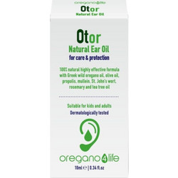 Oregano4Life Ωτικό Ελαιο για Εξωτερική Ωτίτιδα & Αφαίρεση Κυψελίδας 10ml