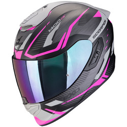 Scorpion Exo 1400 Evo II Air Accord Matt Black Pink Κράνος Μηχανής Full Face 1580gr
