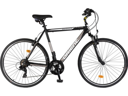 Orient Bikes Avenue 2025 Ποδήλατο Trekking 28" Αλουμινίου με 21 Ταχύτητες Μαύρο Λευκό