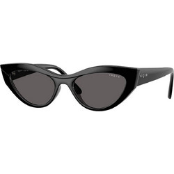 Vogue VO5637SU W4487 Γυναικεία Γυαλιά Ηλίου Cat Eye Κοκάλινα Μαύρα με Μαύρο Φακό