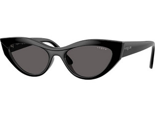 Vogue VO5637SU W4487 Γυναικεία Γυαλιά Ηλίου Cat Eye Κοκάλινα Μαύρα με Μαύρο Φακό