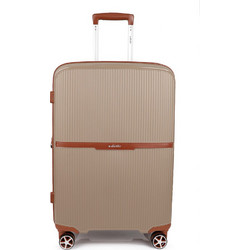 Dielle 190/60 Βαλίτσα Μεσαία 66x44x28cm με 4 Ρόδες Ταμπά