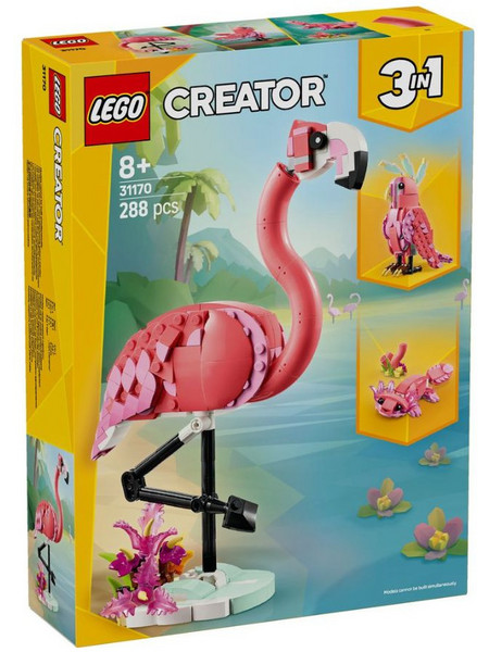 Lego Creator 3-in-1 Wild Animals Pink Flamingo για 8+ Ετών 31170