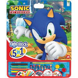 AS Company Sonic The Hedgehog Σετ Ζωγραφικής 42x1.2x35cm 21τμχ 1023-62748
