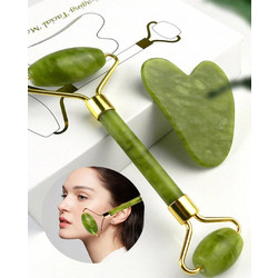 Gaia Products Σετ Jade Roller με Πέτρα Νεφρίτη