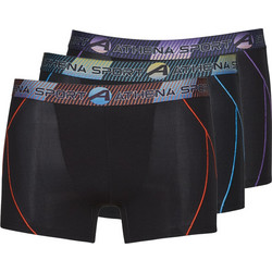 ATHENA Ανδρικά Μποξεράκια Σετ 3Pack Μαύρα LN24-2300