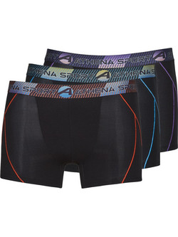 ATHENA Ανδρικά Μποξεράκια Σετ 3Pack Μαύρα LN24-2300