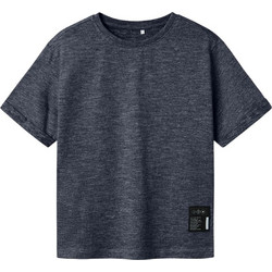 Name It Παιδικό T-Shirt Κοντομάνικο Ανθρακί 13238099