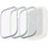 Uniq Moduo 3in1 Πλαστική Θήκη για Apple Watch 4 / 5 / 6 / 7 / 8 / 9 / SE 40 / 41mm Πράσινο Mint Λιλά Λευκή