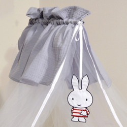 Miffy Des 65 Κουνουπιέρα Κούνιας Γκρι