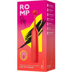 Romp Pop Clitoral Stimulator Κλειτοριδικός Δονητής Κόκκινος