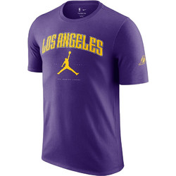 Jordan NBA Los Angeles Lakers Ανδρικό Αθλητικό T-Shirt Μωβ HQ1237-504
