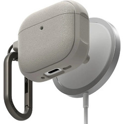 Ringke Onyx MagSafe Θήκη Σιλικόνης με Γάντζο για Apple AirPods 4 Γκρι