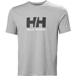 Helly Hansen Logo 3.0 Ανδρικό Αθλητικό T-Shirt Γκρι 54596-949