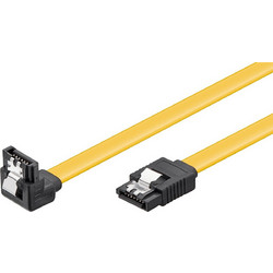 Goobay 93946 Καλώδιο Σκληρού Δίσκου 7-Pin SATA III to 7-Pin SATA III 0.2m Yellow